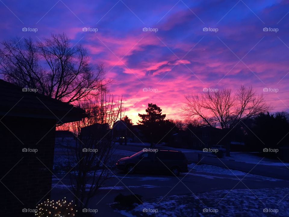 Sunset in Kansas 