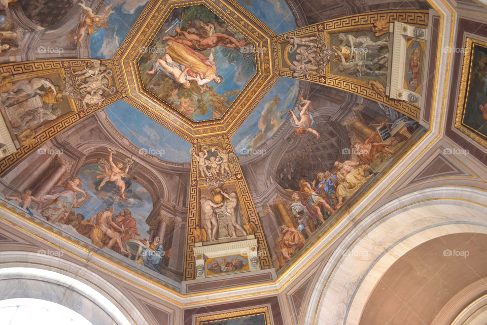 Ceilings in the Vatican 