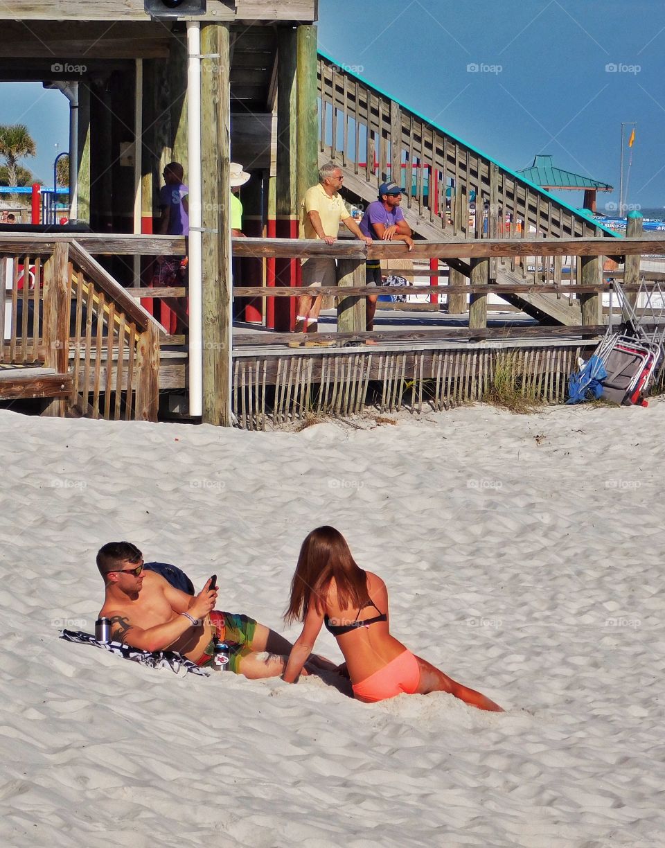 A lazy day at the beach