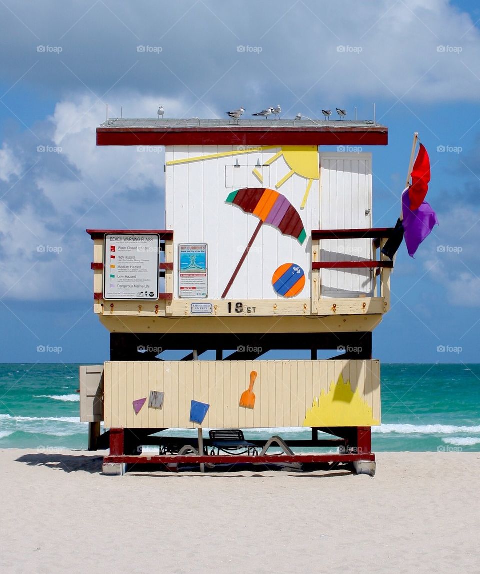 Lifeguard tower