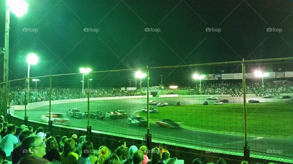 Labor Day Races. Labor day show in Seekonk, Massachusetts