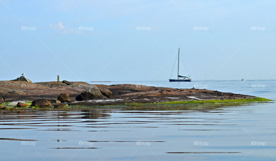 Sailing home. Ronneby Archipelago