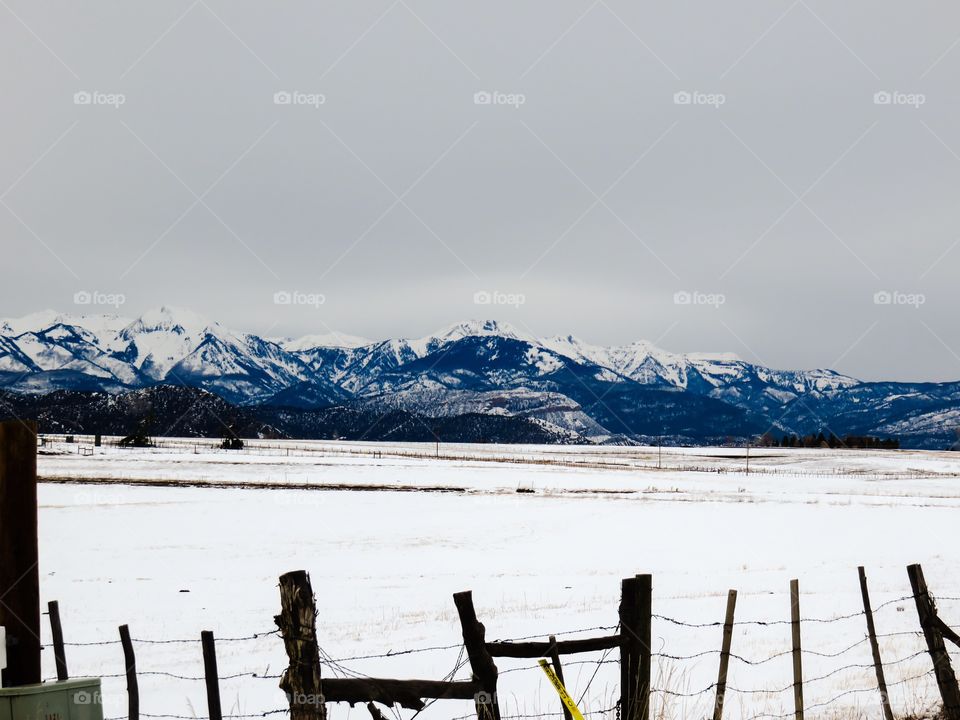 Winter mountain 