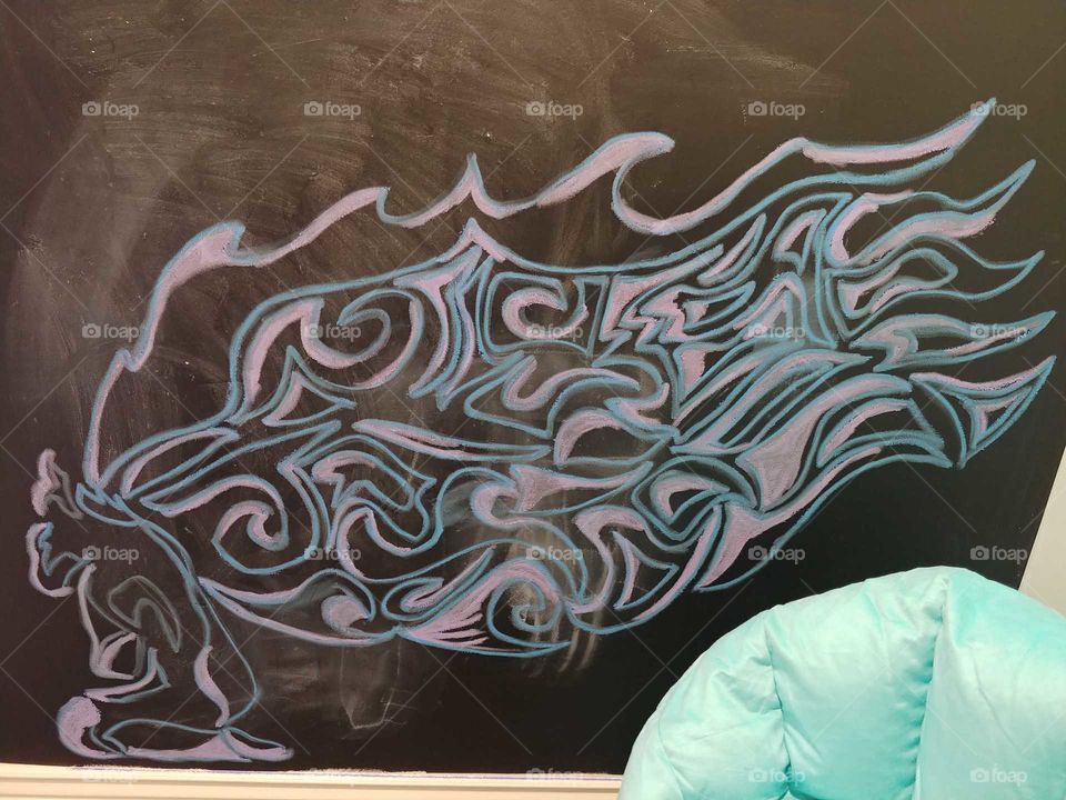 Chalk Art at the Therapist
