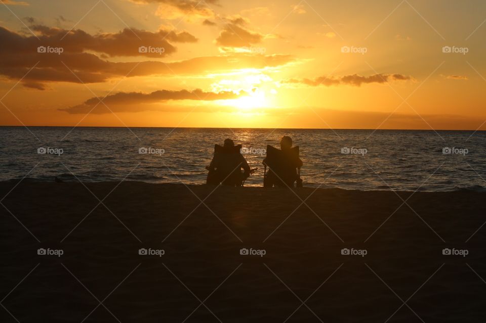 couple on the beach