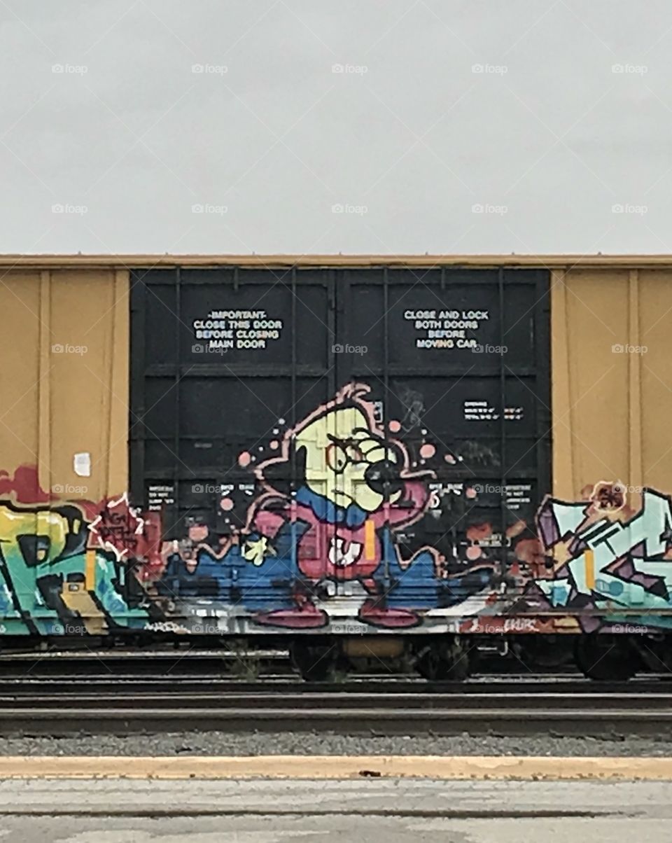 Graffiti Train Art 