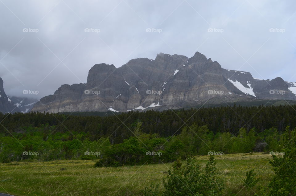 Mountains Glacier National Park 