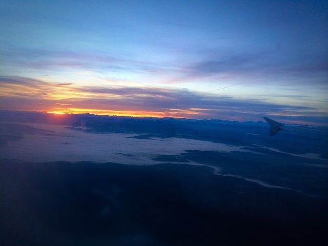 Scenic view of sunrise