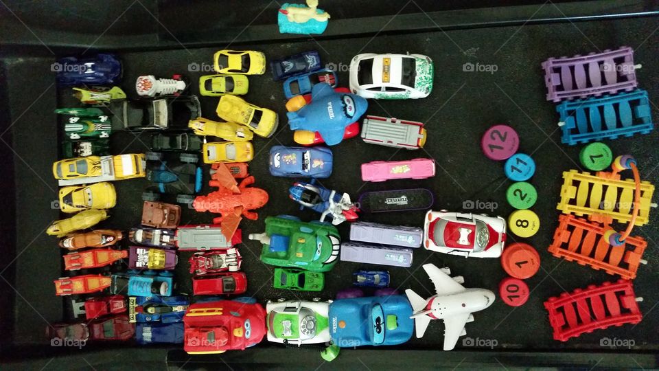 colourful toys