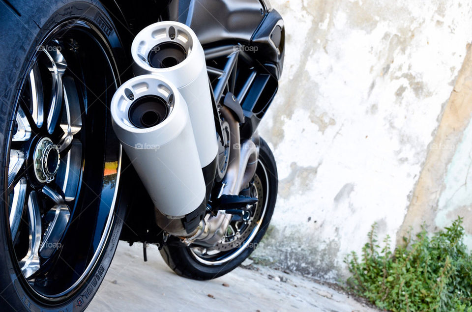bike motorcycle exhaust ducati by richardpt