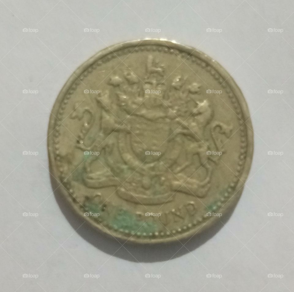 One Pound Coin from UK