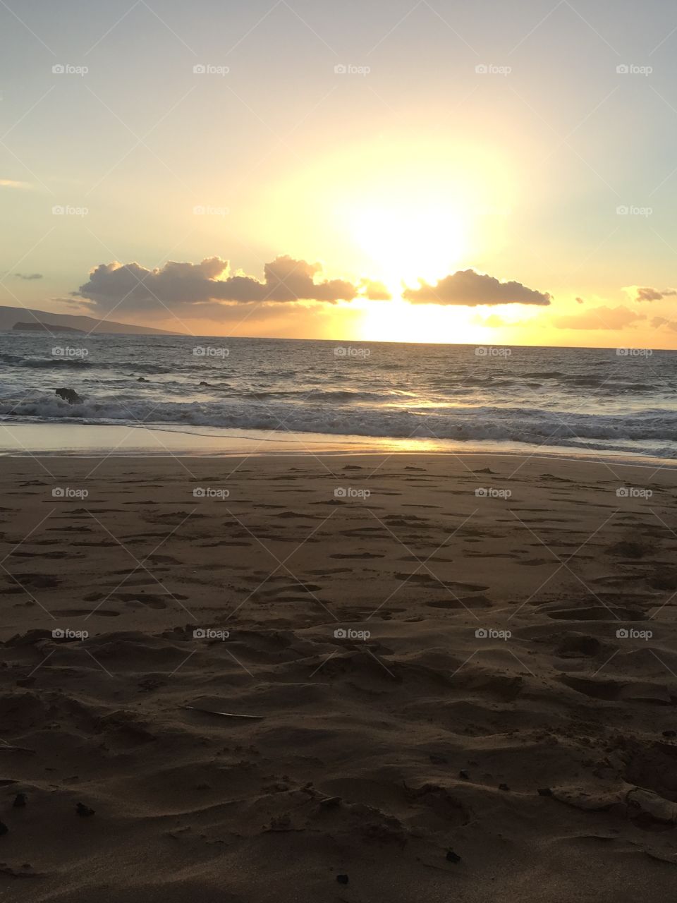 Sunset, Beach, Water, Sun, Ocean