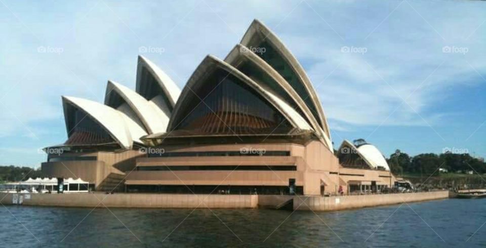 A wonderful view of the opera house.