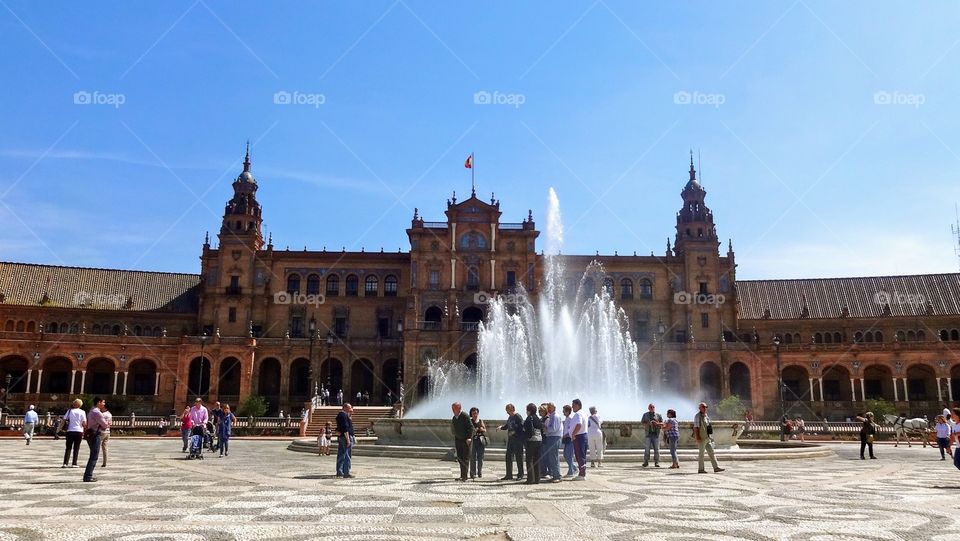 Plaza de España in Sevilla, Spain