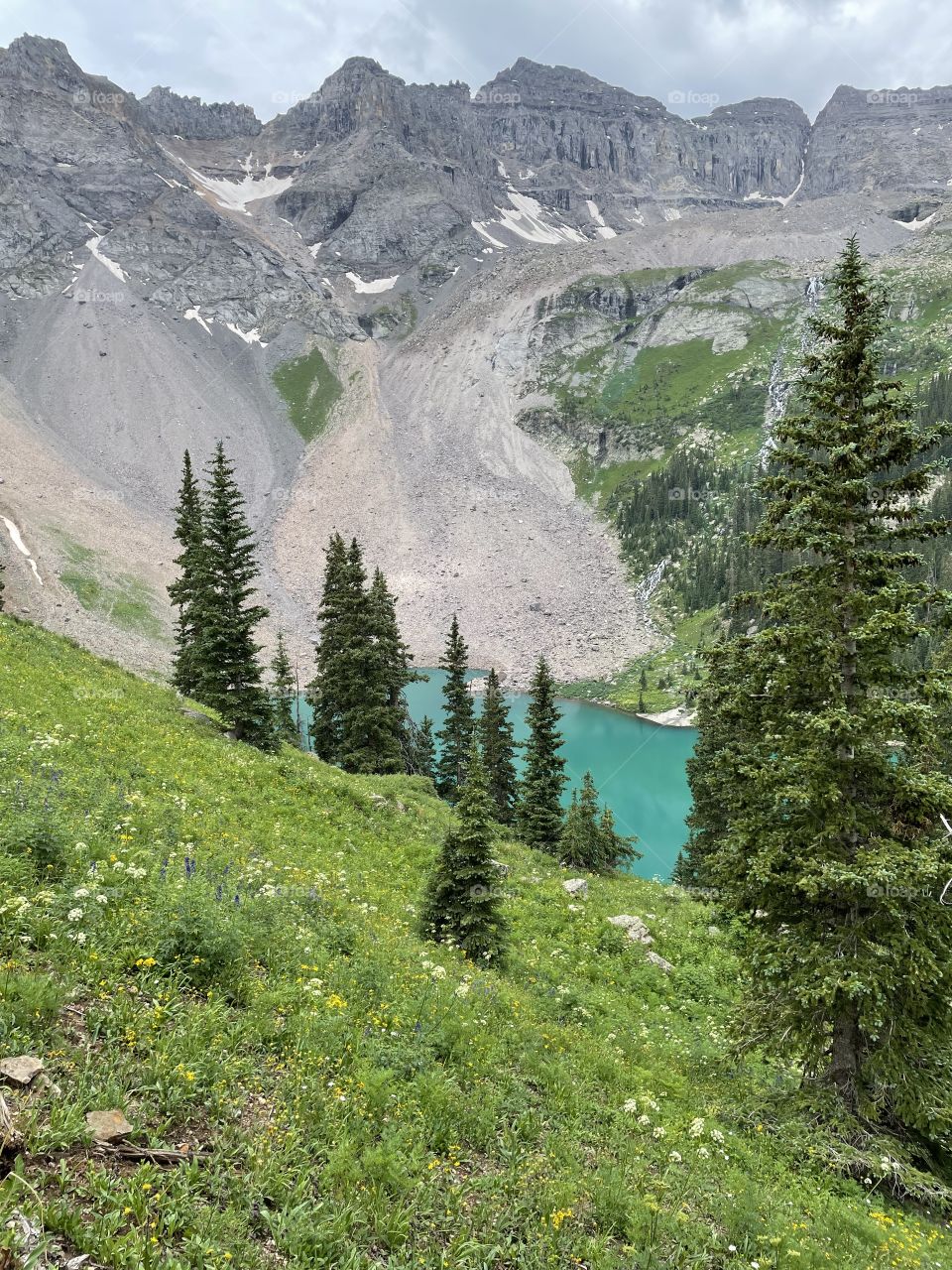 Blue lakes Colorado 