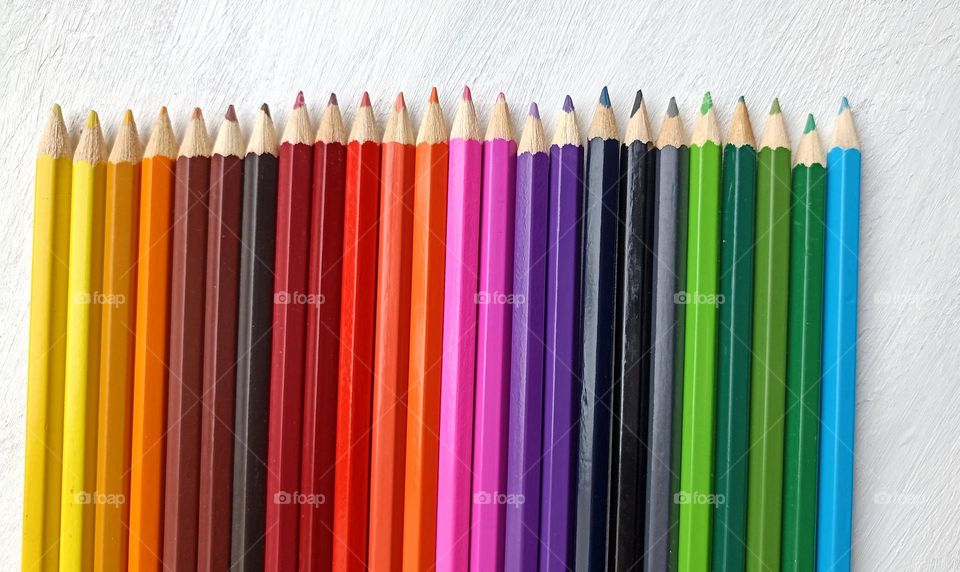 colour pencils lifestyle