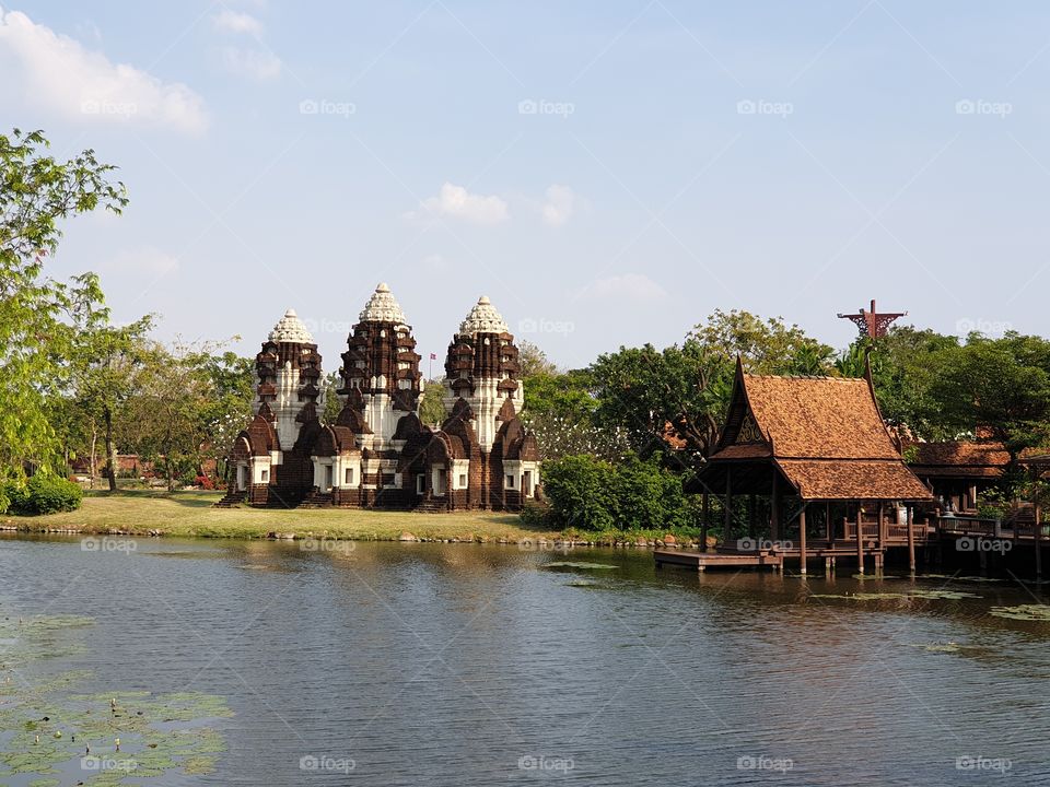 ancient thai style at Meuangborann