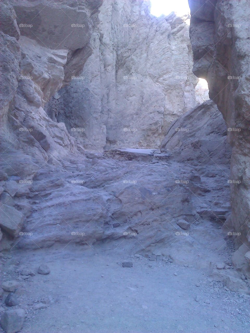 Pathway inside a Death Valley canyon.