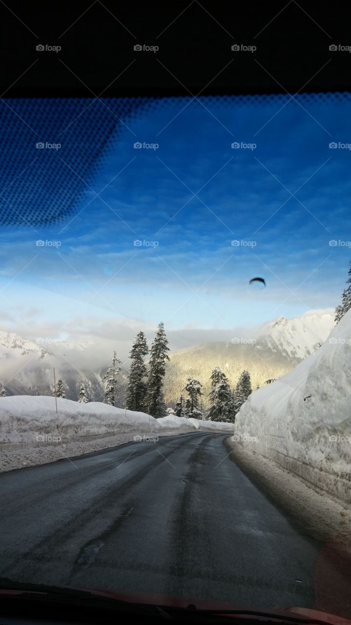 Overlooking Mt Baker