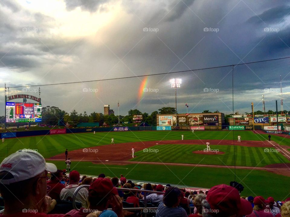 There are rainbows in baseball 