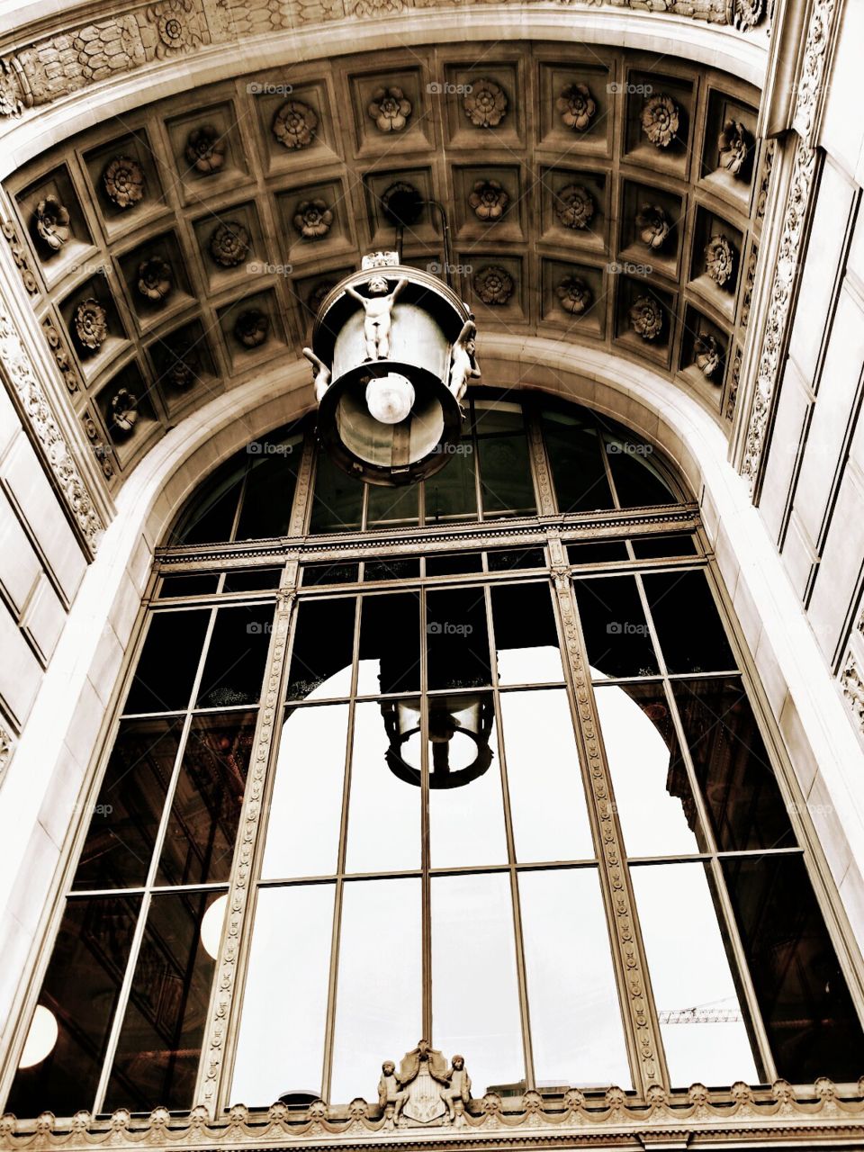 Portland Oregon Historical Building Brick Concrete Windows Entrance