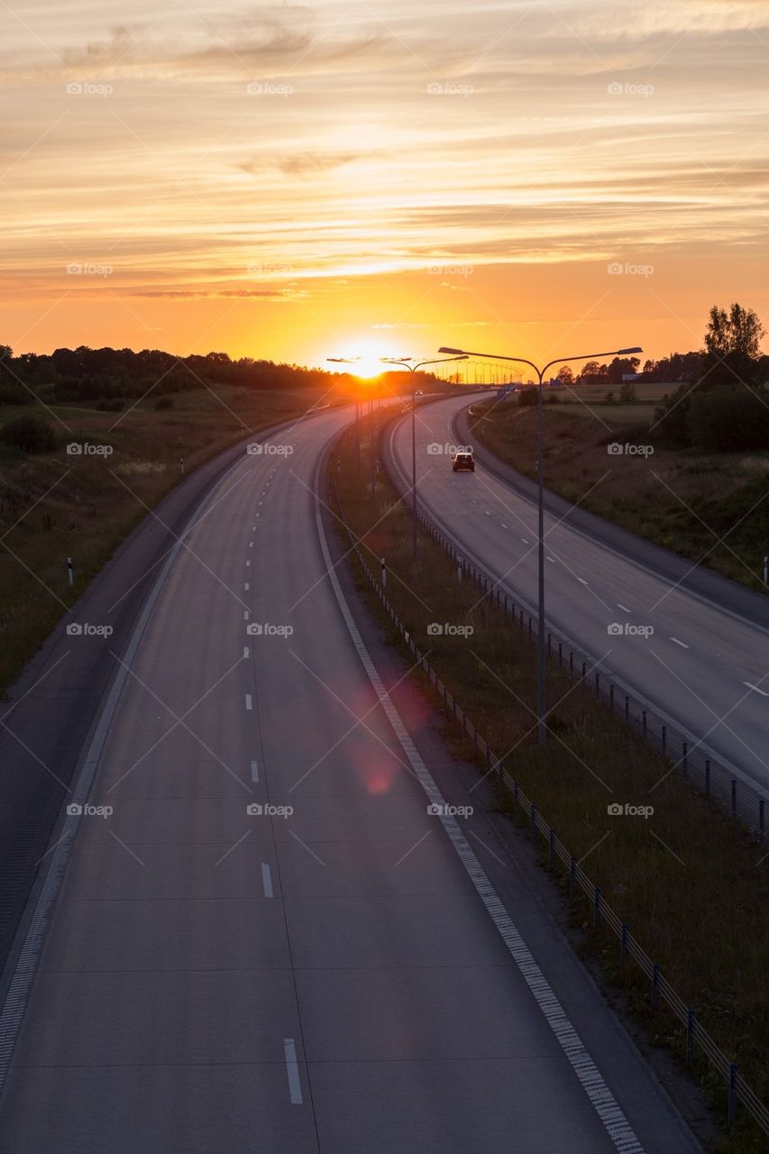 Sunset road