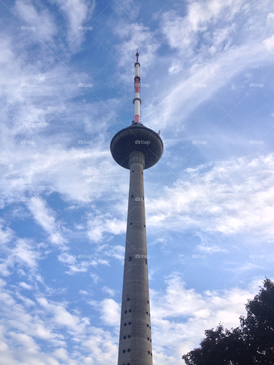 sky architecture industrial tower by penguincody