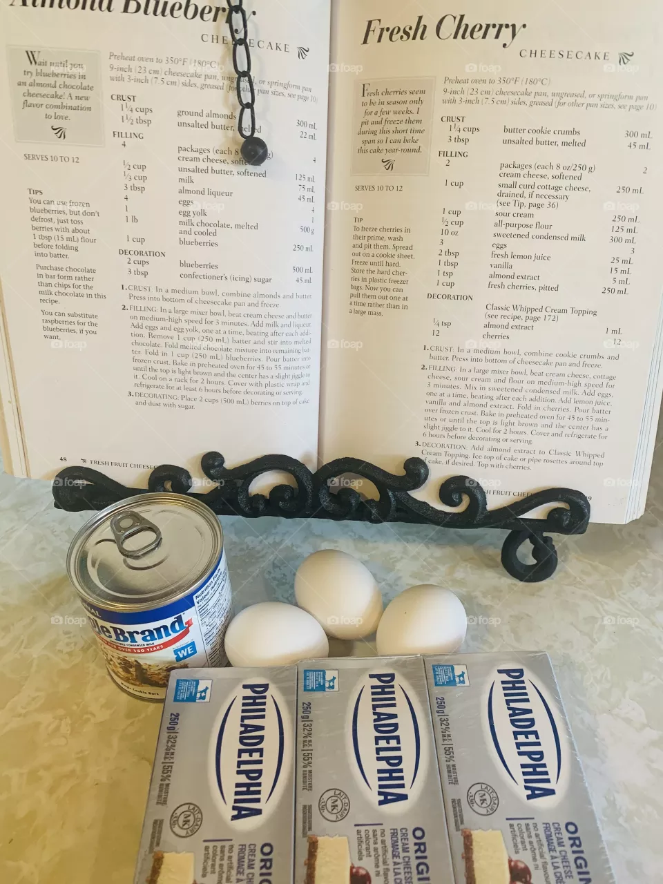 Recipe for cheesecake 