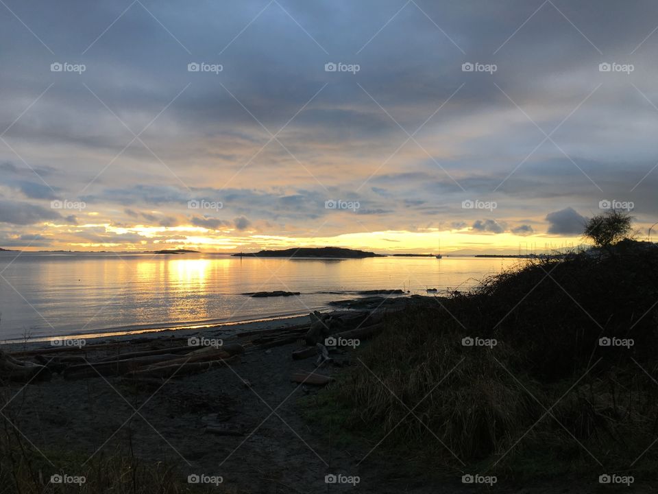 Sunrise on the beach