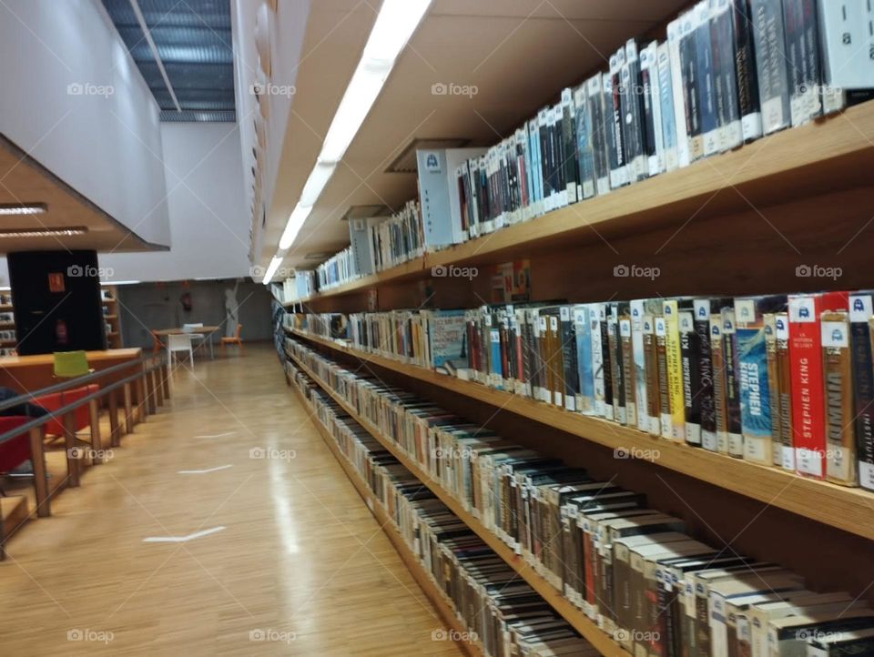 Pilar Barnés Library, cultural center in Madrid Spain