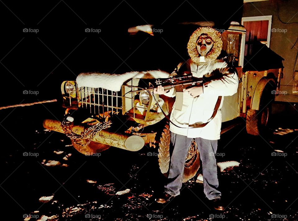 zombie apocalypse in green