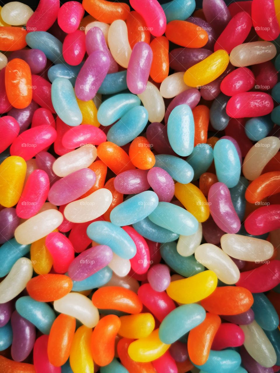 Colourful jelly beans
