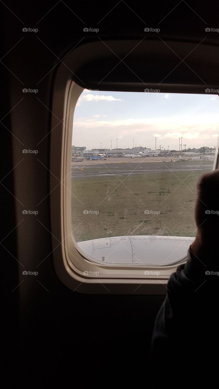Fenster Innenraum Flugzeug
