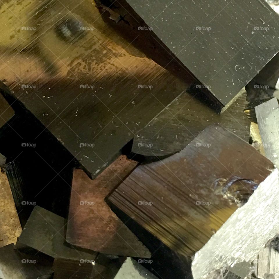 Abstract crystal texture