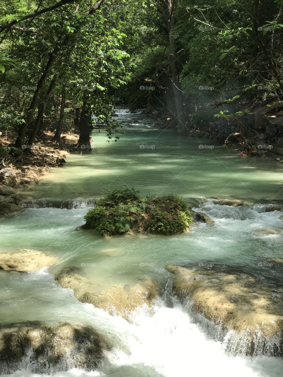 Natural waterfall landscape park El Chifon