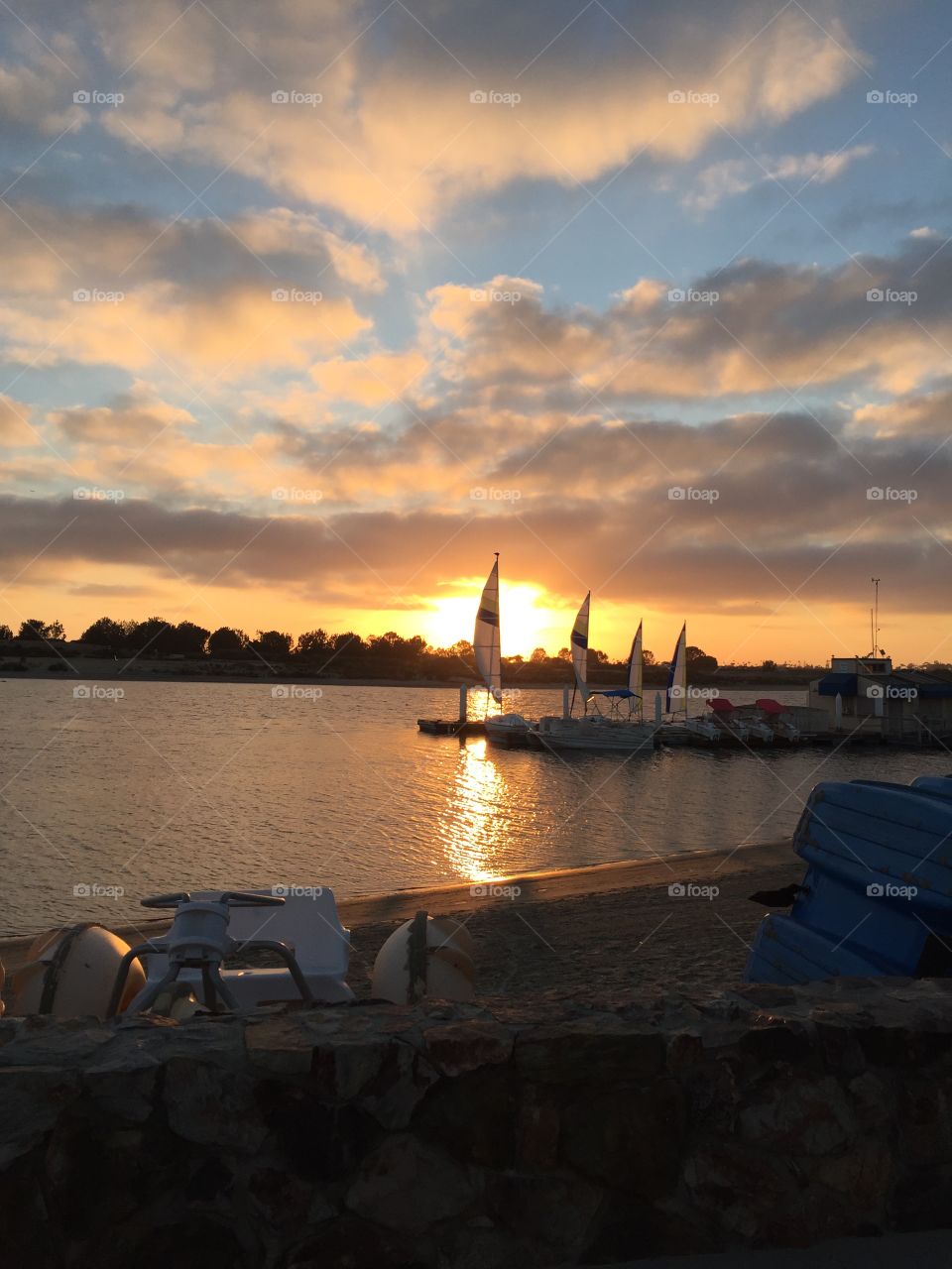 Ray of evening light


