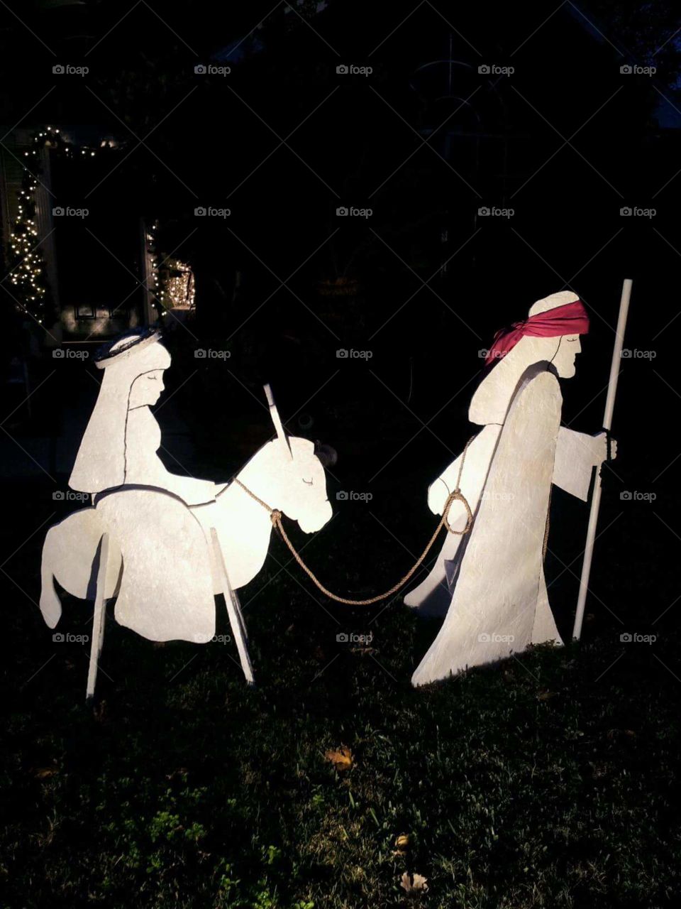 Black and White Nativity