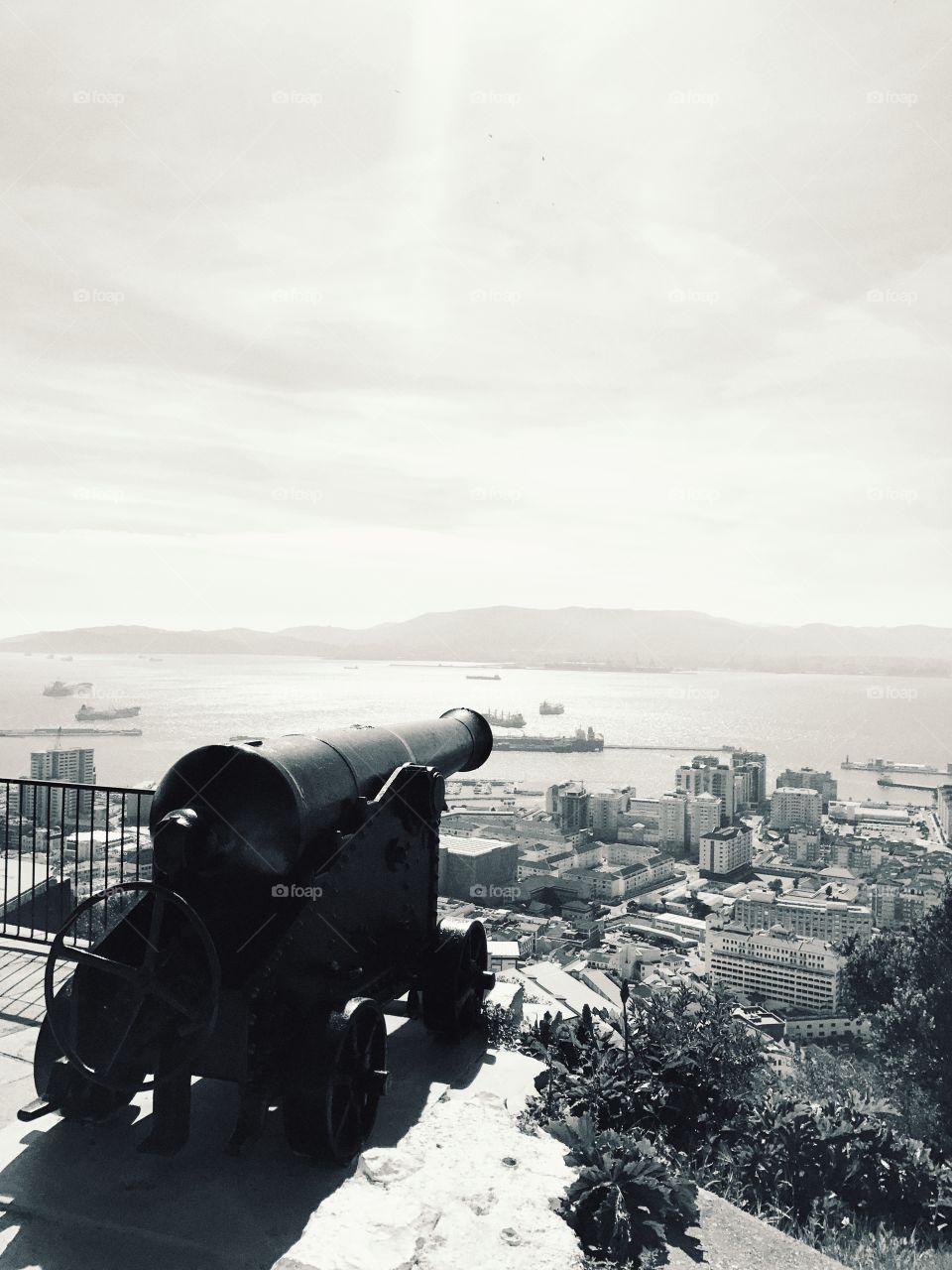 Cannon, Gibraltar history, views
