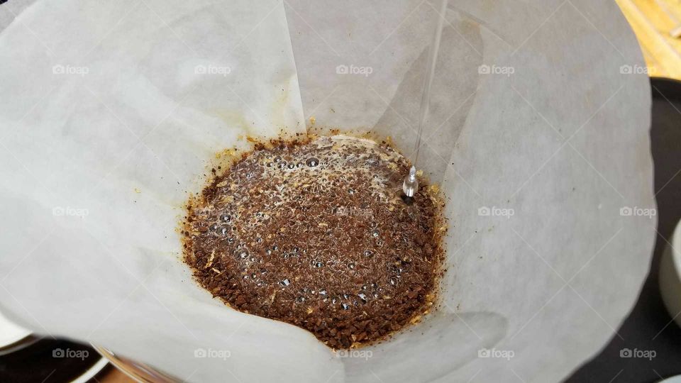 Colombian coffee grounds