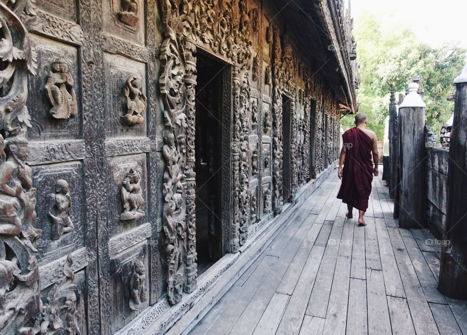 The Teak Wood Monastery 