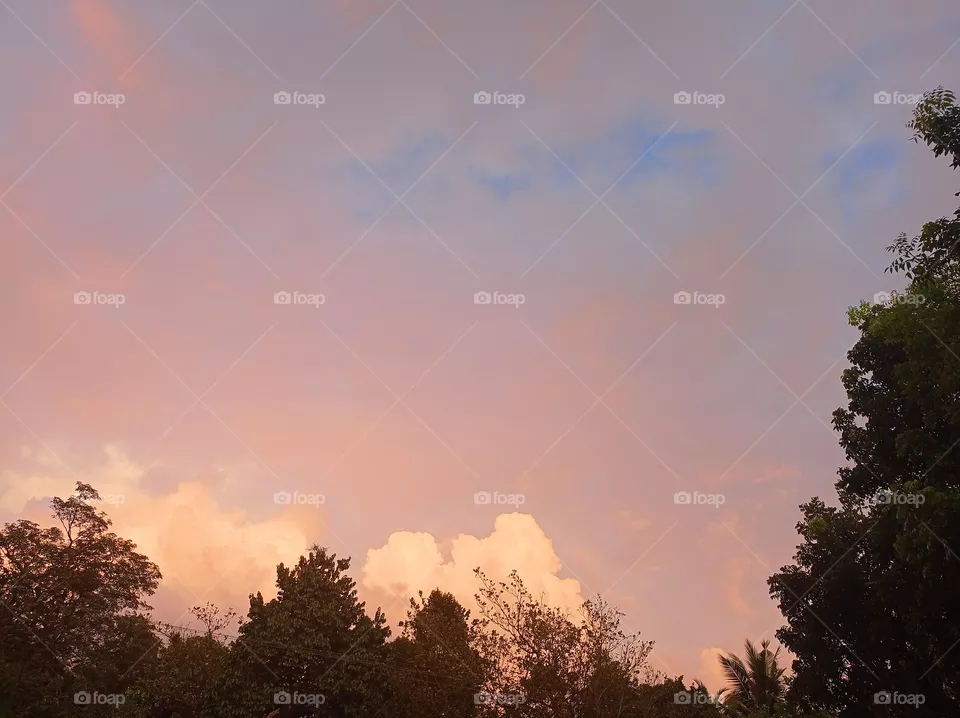 evening cloud