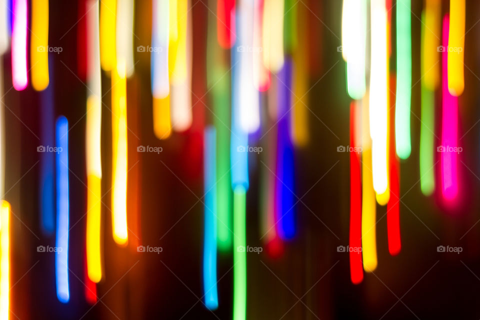 Illuminated multi colored lights