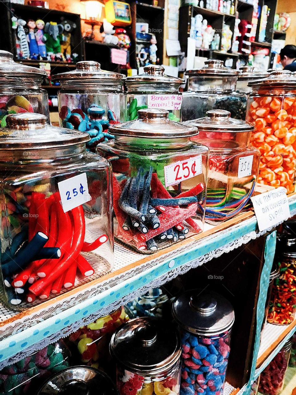 candy store with colorful sweets