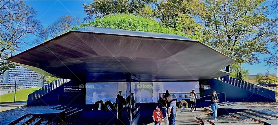 The memorial commemorative the unfortunate assassination of several „Israeli“ athletes during the 1972 „Munich“, Germany „Olympic Games“ that followed their kidnapping. This was part of a larger political terror campaign. 2022. Hypnotic Productions