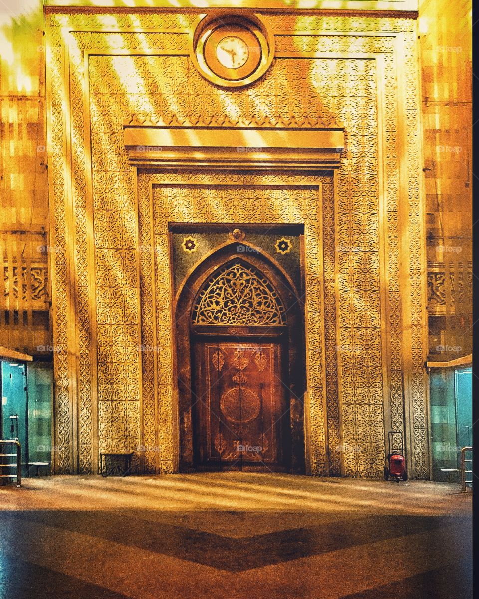 a door in central cairo train station