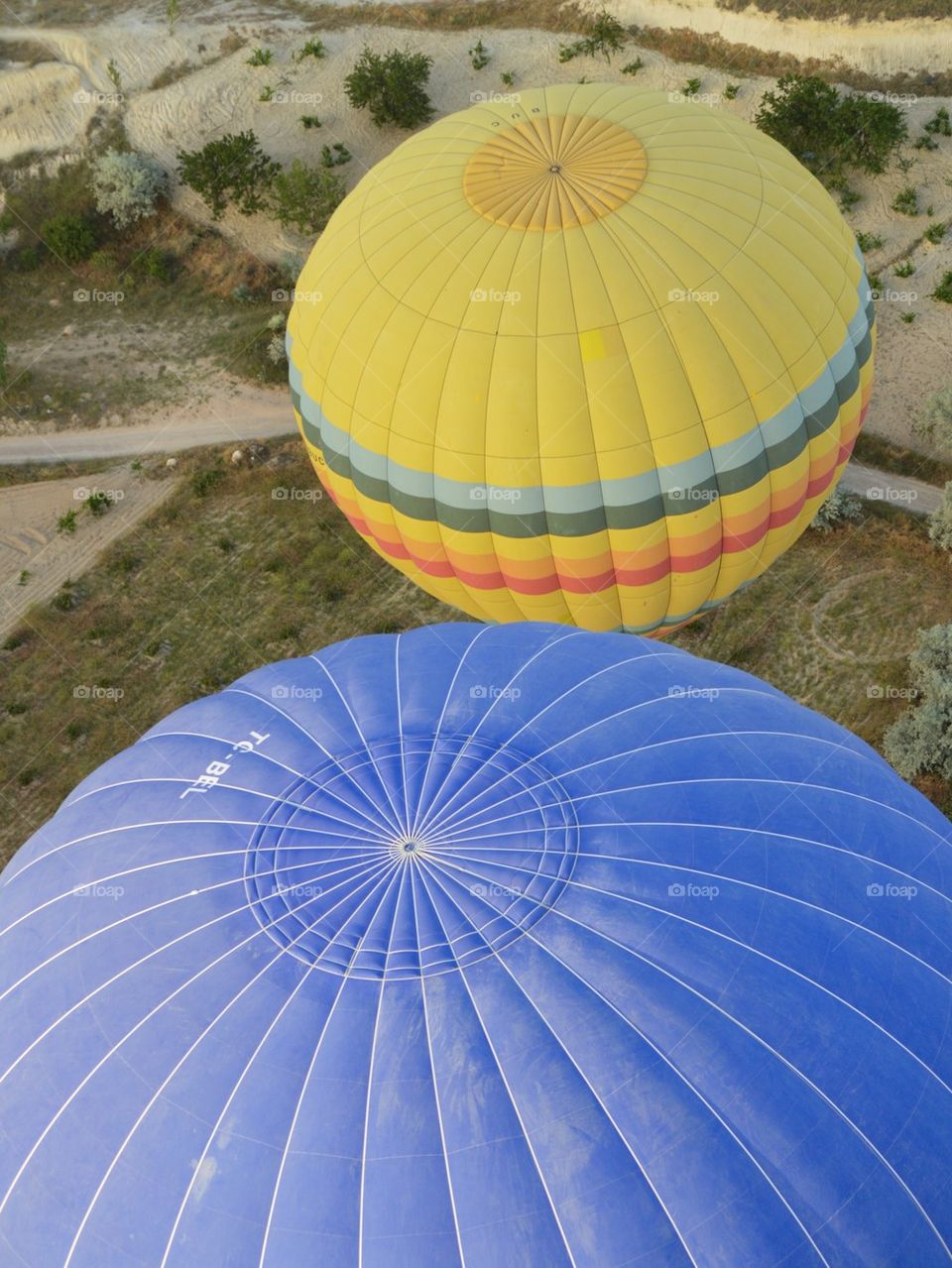 Air balloons in Capadocia. Turkey