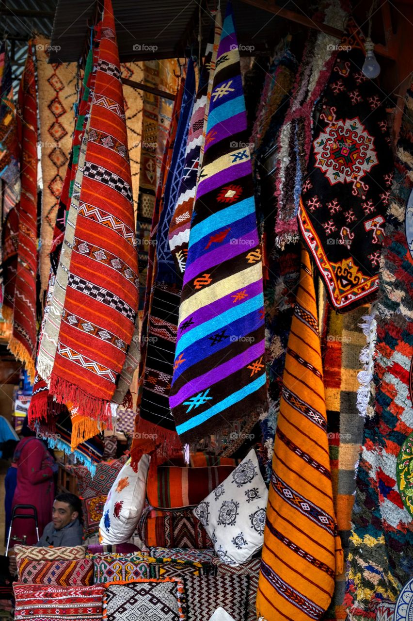 Coloured scarfs