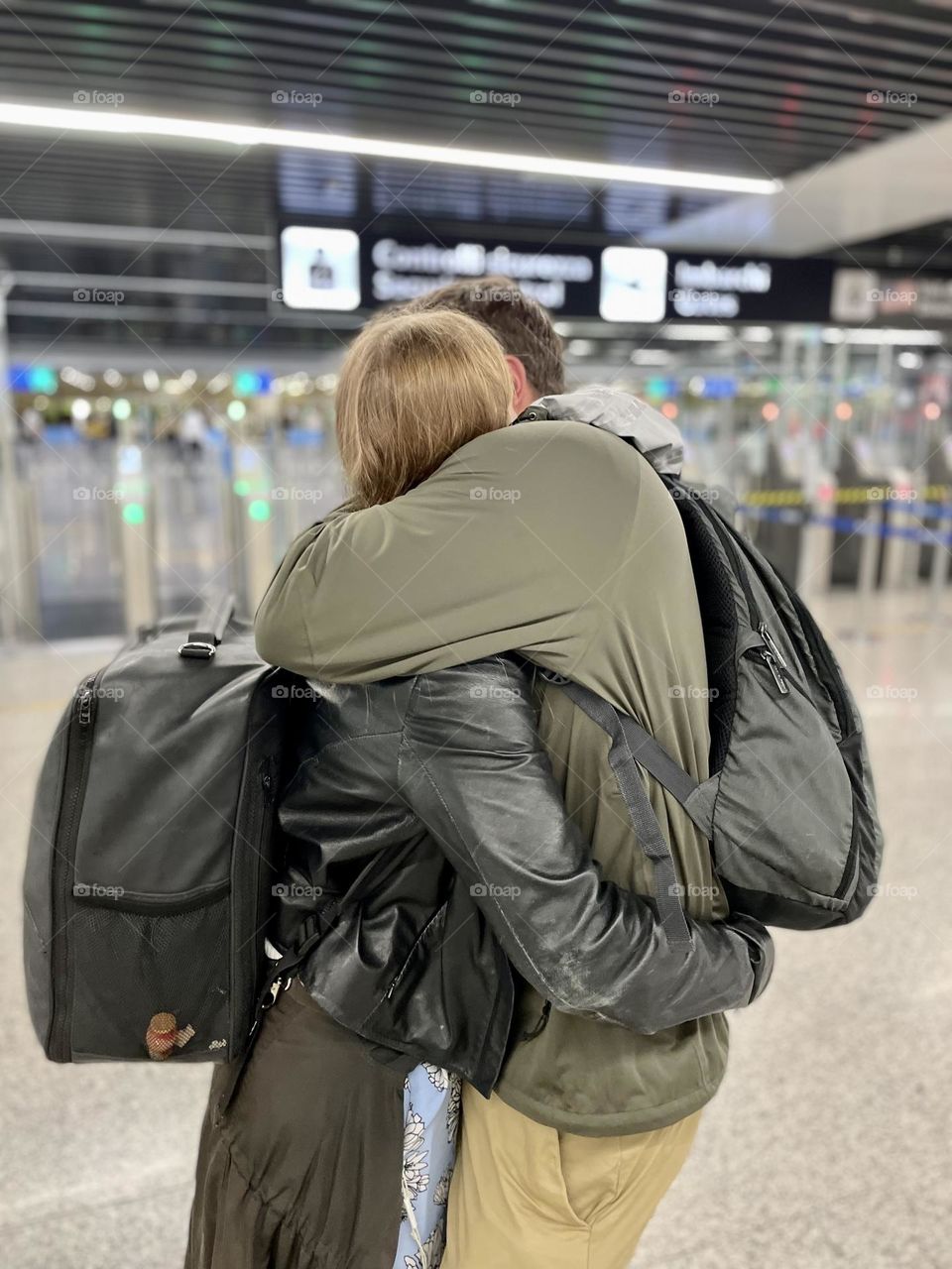 Despedida en el aeropuerto 