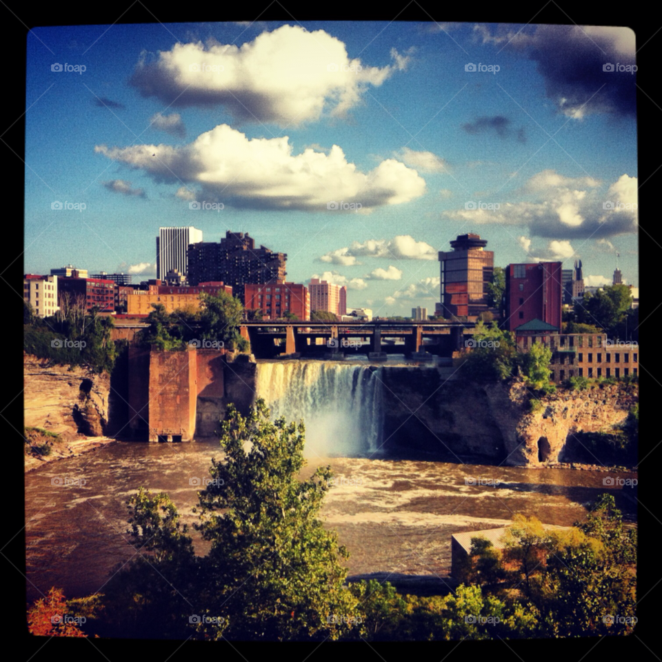 rochester ny rochester falls rochester skyline by MikeRattet