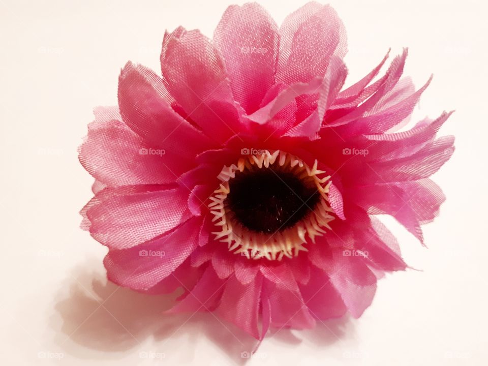 Gerbera and artificial flowers